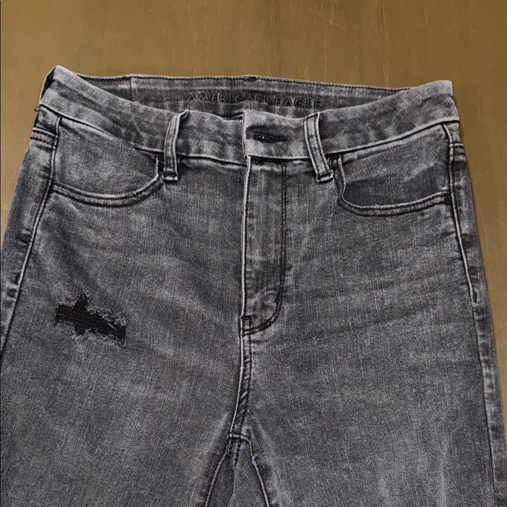 American Eagle Gray Denim Jeans